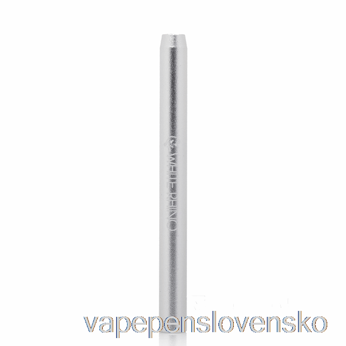 Biely Nosorožec Kovový Netopier Ochutnávač Fajka Strieborné Vape Pero